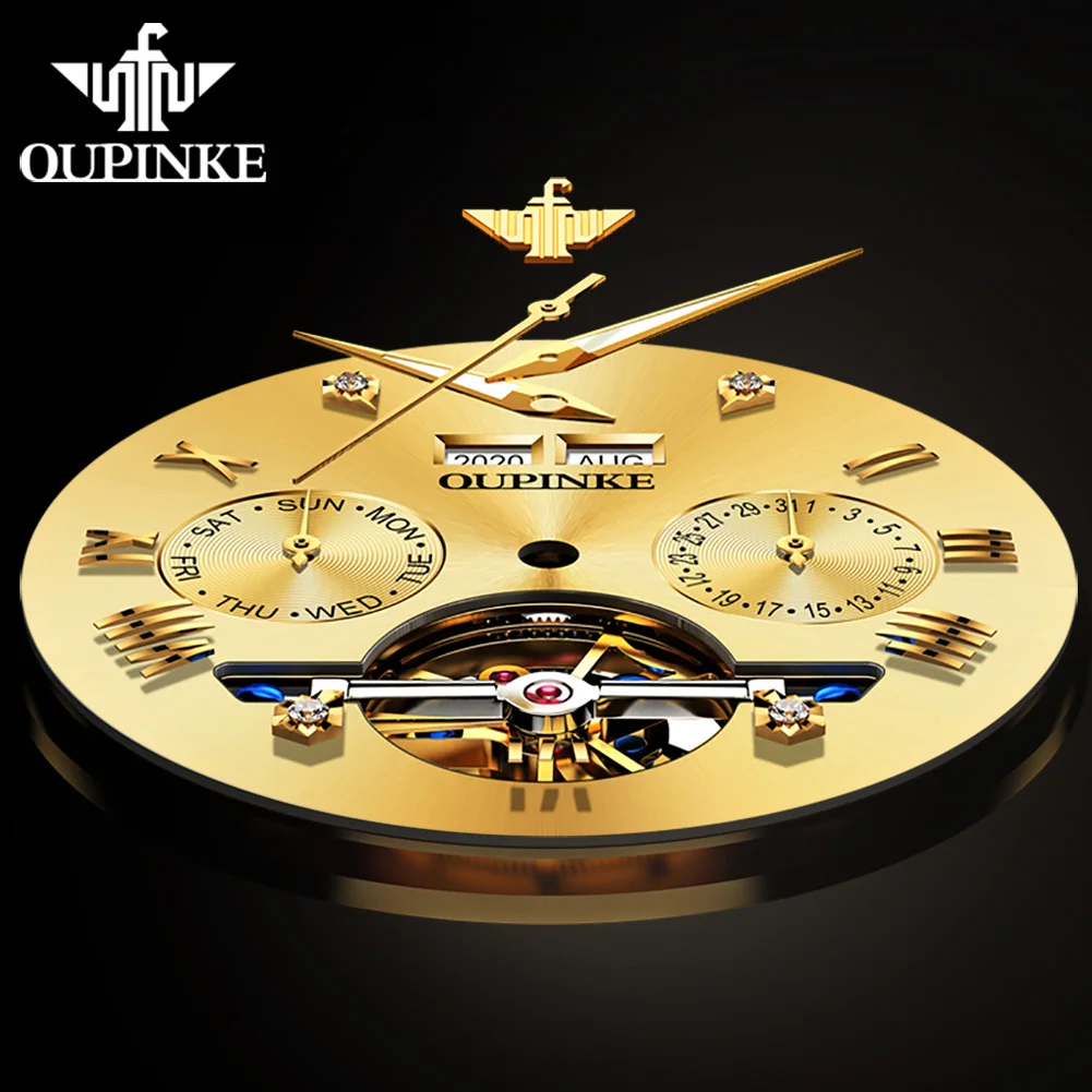 Oupinke 3186 Luxury Brand Watches Men Automatic Mechanical Watch Waterproof Wrist Watches For Man