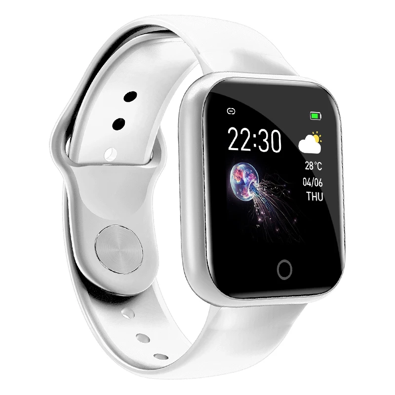 I5 Smart Bracelet 24 Hour Monitoring with Water Resistance TPU Band Android IOS